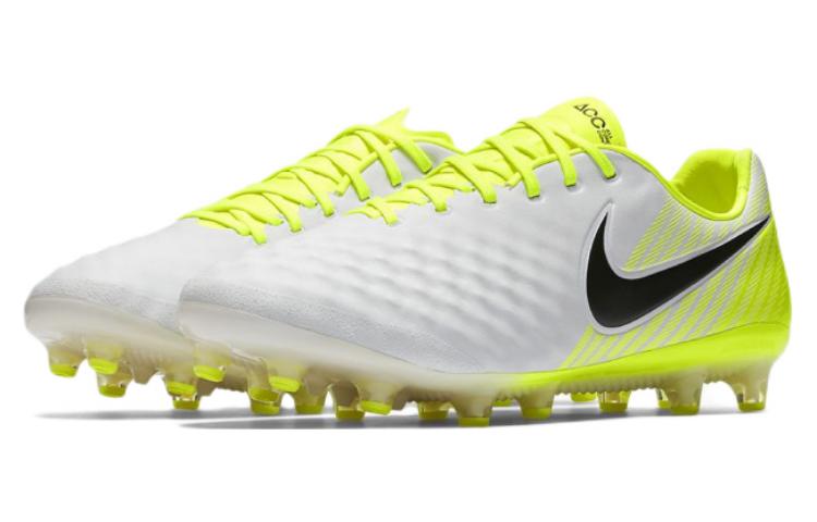 Lookbook 耐克Magista Opus 2 AG Pro '白黄'足球鞋 843814-107