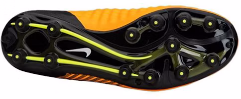 Shop Nike Mazisuta Opus 2 HG 硬地足球鞋 橙黑色