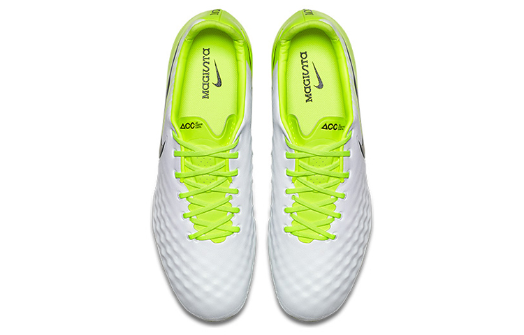 Shop Nike Magista Opus 2 HG 'Putih Hijau' Sepatu Bola 844516-107