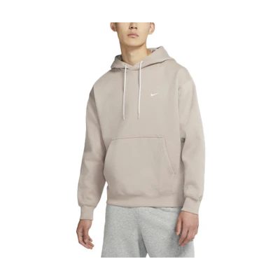 Nike Malt Yellow Embroidered Logo Fleece Hoodie DA0316-245