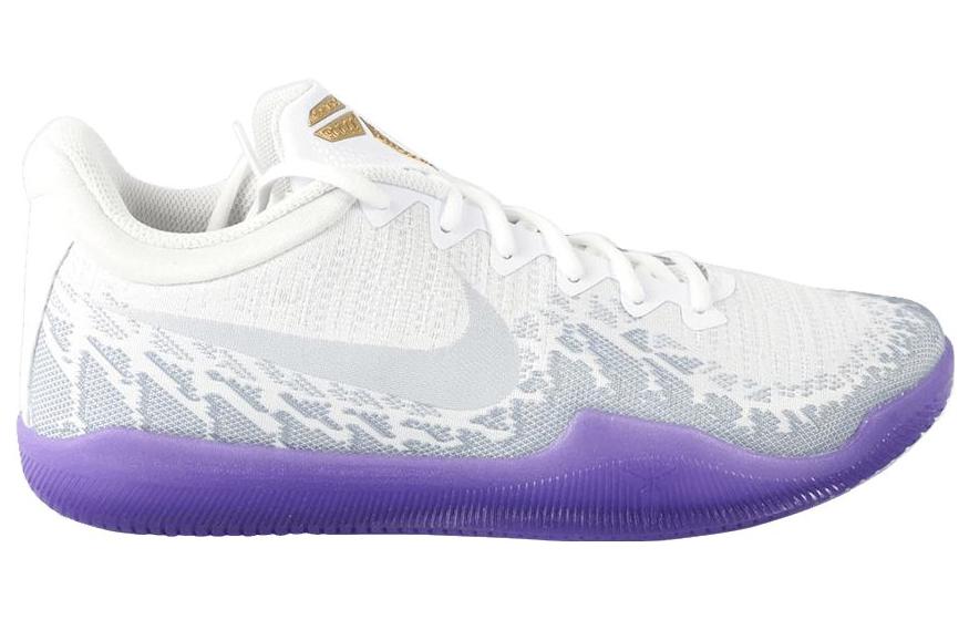 Order Nike Mamba Rage 舒適透氣 低幫 復古藍器鞋 男款 白紫