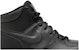 (Sekolah Rendah) Nike Manoa Kulit 'Triple Black' BQ5372-001