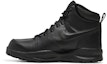 Lookbook (Sekolah Rendah) Nike Manoa Kulit 'Triple Black' BQ5372-001