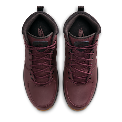 Shop 나이키 마노아 가죽 부츠 버건디 크러쉬/블랙/다크 브라운/버건디 크러쉬 HF7095-600