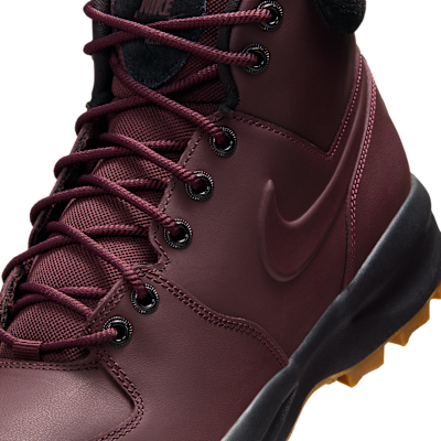 Sizing 나이키 마노아 가죽 부츠 버건디 크러쉬/블랙/다크 브라운/버건디 크러쉬 HF7095-600