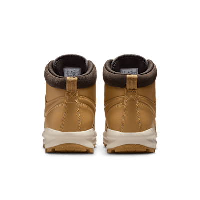 Sizing Botas Nike Manoa de Cuero Haystack/Marrón Terciopelo/Abedul/Haystack HF7095-700