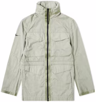 Nike Matcha Green Utility Zip-Up Jacket with High Collar BV4430-371 Nike Matcha Green Utility Zip-Up Jacket with High Collar BV4430-371