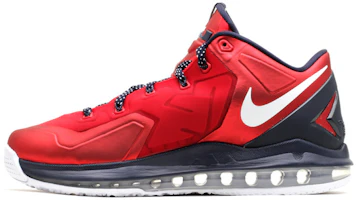 Shop Nike Max LeBron 11 Low 'Independence Day' 642849-614