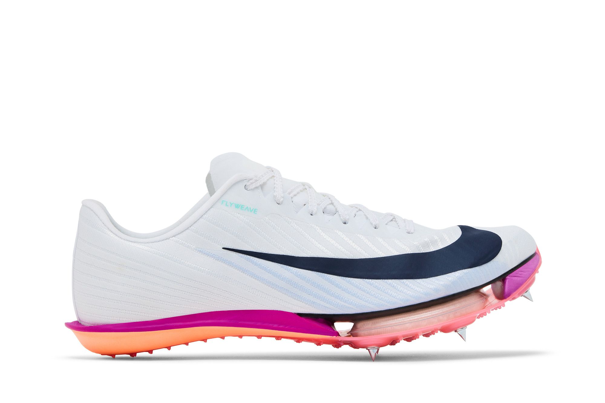 Nike Maxfly 2 Comfortable Durable Track Spikes White Black Red FD8395-100