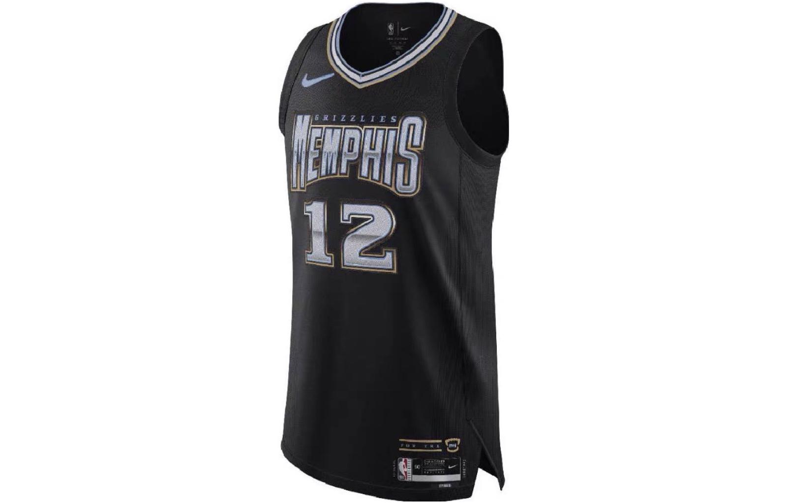 Nike Memphis Grizzlies Ja Morant #12 Player Jersey 22-23 Season Black  Tank Top. DQ0199-010
