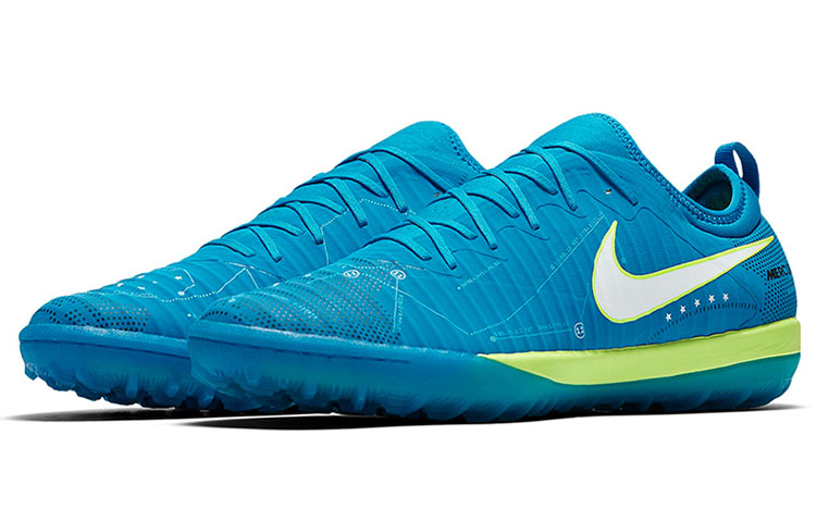 Lookbook 나이키 머큐리얼 피날레 2 NJR TF (블루/그린) 921513-400