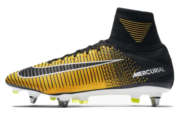 Nike Mercurial Superfly 5 Dynamic Fit Soft Ground Pro 'Black Yellow' 831956-801