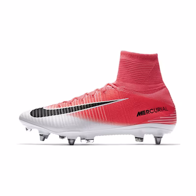 Nike Mercurial Superfly 5 Dynamic Fit Soft Ground Pro 'Red White'