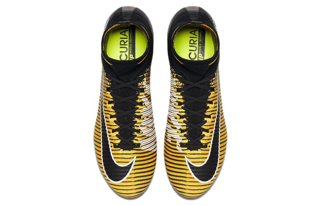 Shop Nike Mercurial Superfly 5 刺客 11 Dynamic Fit SG-PRO 軟草地足球鞋 黑黃色