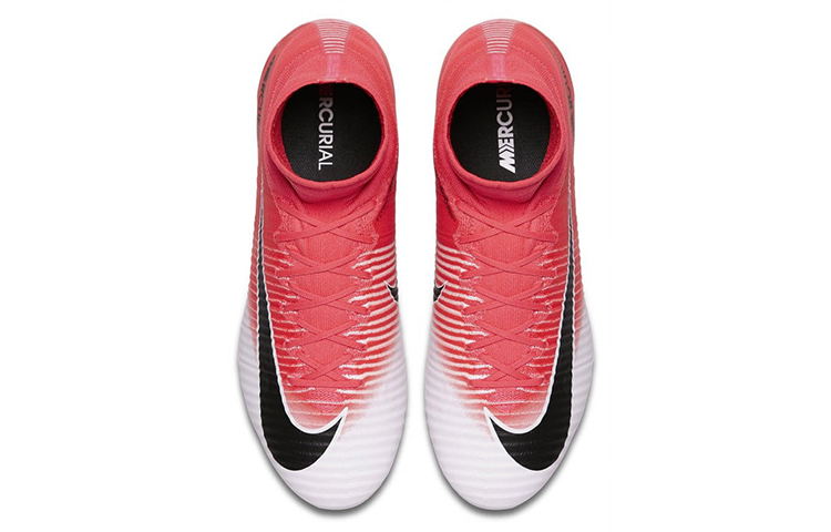 Shop Nike Mercurial Superfly V SG-PRO 足球鞋 紅白色