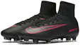 Lookbook 耐吉 Mercurial Superfly 5 FG 天然硬質草地 防滑耐磨 足球鞋 男款 黑紫色