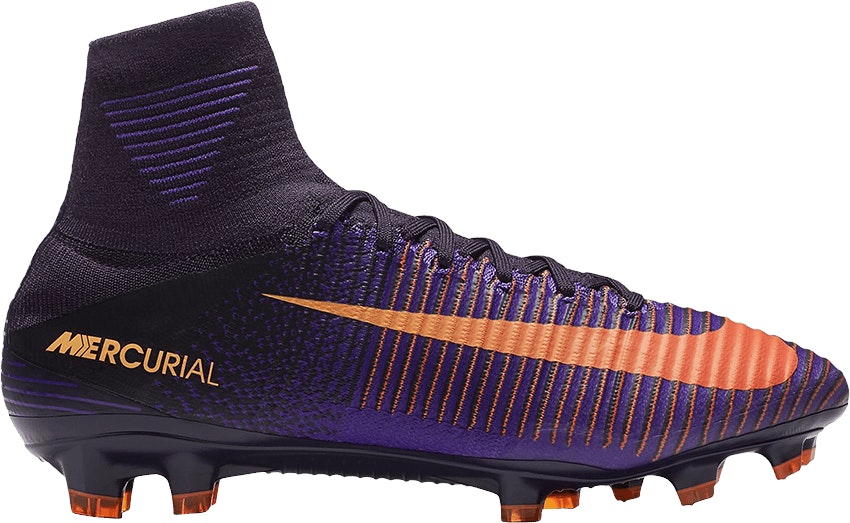Nike mercurial orange and sales purple
