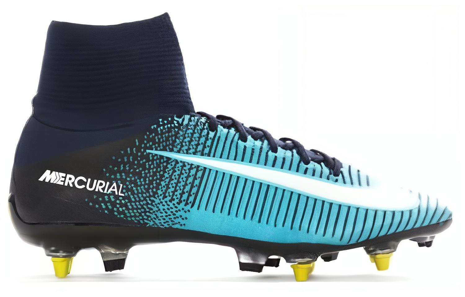 Order Nike Mercurial Superfly 5 刺客 11 SG Pro AC 軟草地足球鞋 黑藍色