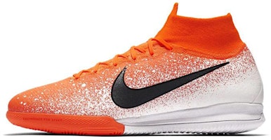 Nike Mercurial Superfly 6 12 Elite DF IC 'Orange White Black' AH7373-801 Nike Mercurial Superfly 6 12 Elite DF IC 'Orange White Black' AH7373-801