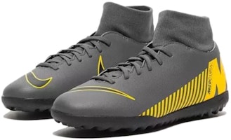 耐吉 Mercurial Superfly 6 人造草坪 防滑 足球鞋 男款 灰色 Lookbook 耐吉 Mercurial Superfly 6 人造草坪 防滑 足球鞋 男款 灰色