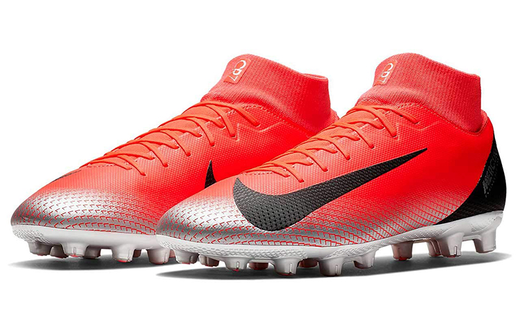 Lookbook 耐吉 Mercurial Superfly 6 CR7 刺客 12 Academy 硬地足球鞋 紅黑色