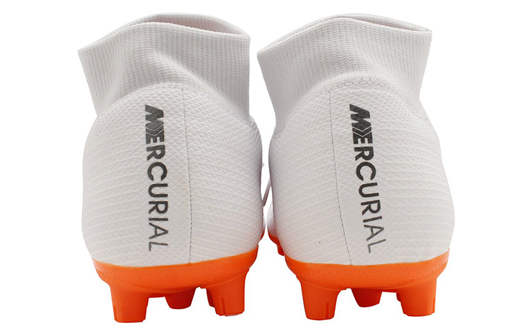 Shop 나이키 머큐리얼 슈퍼플라이 6 아카데미 HG (흰/주황) AH8757-107