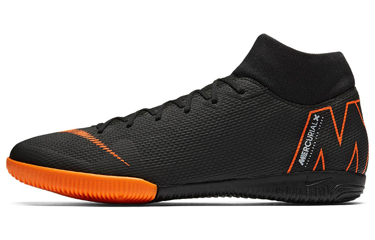 Nike Mercurial Superfly 6 Academy IC 'Black Orange' AH7369-081