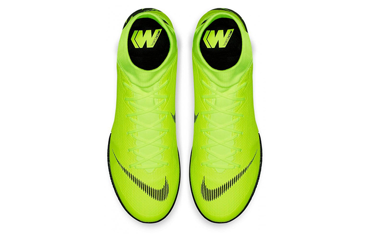 Shop Nike Mercurial Superfly 6 刺客 12 Academy IC 室內場地足球鞋 綠黑