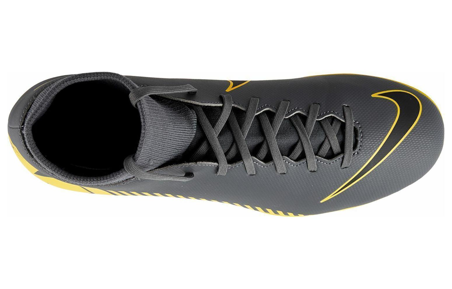 Lookbook ナイキ マーキュリアル スーパーフライ 6 クラブ FG/MG グレー/オプティイエロー AH7363-070