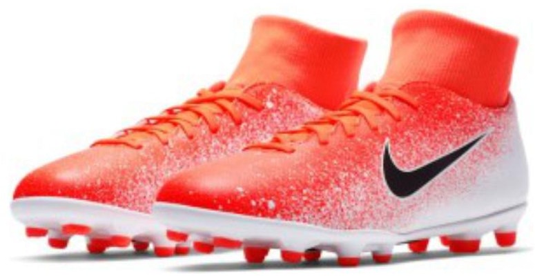 耐克Mercurial Superfly 6 Club FG MG '炽烈深红白'足球鞋 AH7363-801 Lookbook 耐克Mercurial Superfly 6 Club FG MG '炽烈深红白'足球鞋 AH7363-801