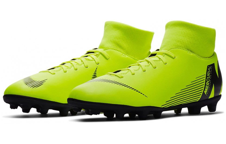 Lookbook ナイキ マーキュリアル スーパーフライ 6 クラブ FG/MG ボルト/ブラック AH7363-701