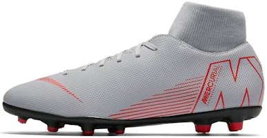 Nike Mercurial Superfly 6 Club FG MG 'Wolf Grey Crimson' AH7363-060 Nike Mercurial Superfly 6 Club FG MG 'Wolf Grey Crimson' AH7363-060
