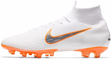 Nike Mercurial Superfly 6 Elite AG 'White Orange' AH7377-107 Nike Mercurial Superfly 6 Elite AG 'White Orange' AH7377-107