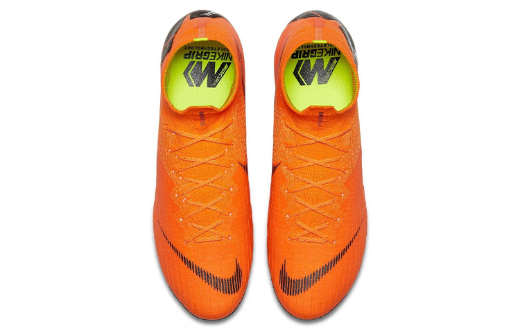 Shop 耐吉 Mercurial Superfly 6 刺客 12 Elite AG Pro 人造草地足球鞋 橙黑