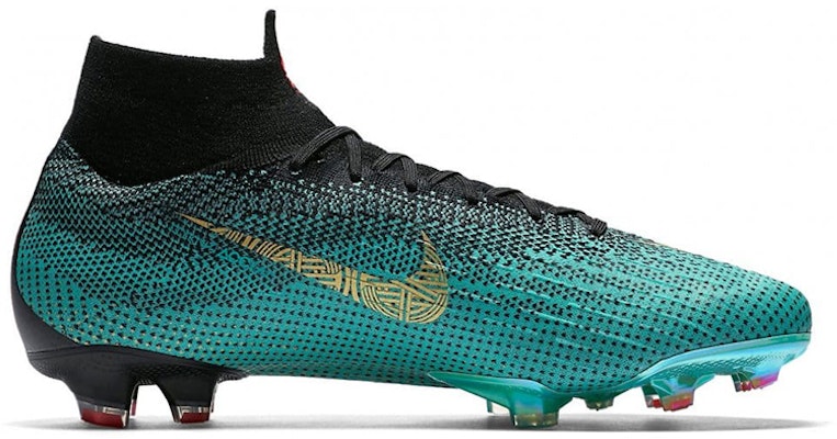 耐克Mercurial Superfly 6 Elite CR7 FG '绿黑金'足球鞋 AJ3547-390 Order 耐克Mercurial Superfly 6 Elite CR7 FG '绿黑金'足球鞋 AJ3547-390