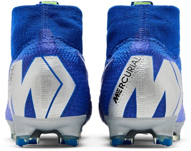 Nike Mercurial Superfly 6 Elite FG 'Racer Blue' Lelaju Biru AH7365-400 Details for Nike Mercurial Superfly 6 Elite FG 'Racer Blue' Lelaju Biru AH7365-400