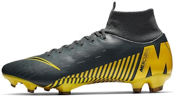Nike Mercurial Superfly 6 Pro FG 'Grey Opti Yellow' AH7368-070 Nike Mercurial Superfly 6 Pro FG 'Grey Opti Yellow' AH7368-070
