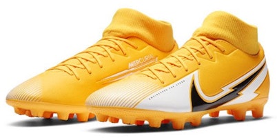 Nike Mercurial Superfly 7 Academy HG '黄黑白' AT7945-801 Lookbook Nike Mercurial Superfly 7 Academy HG '黄黑白' AT7945-801