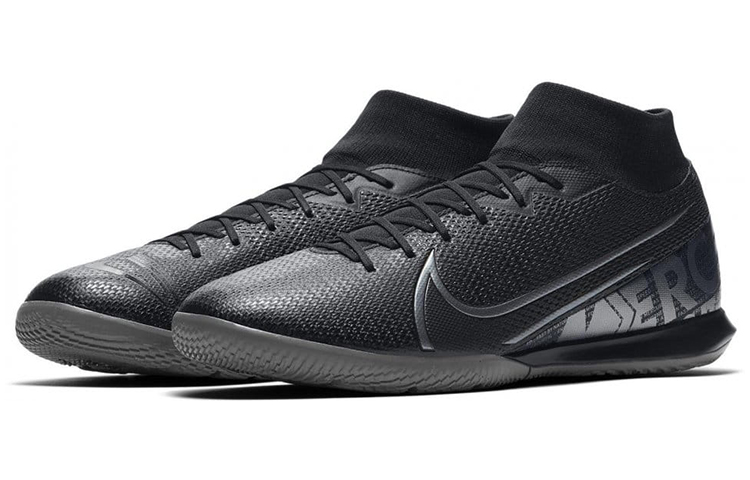 Lookbook 耐克Mercurial Superfly 7学院IC '黑灰'足球鞋 AT7975-001