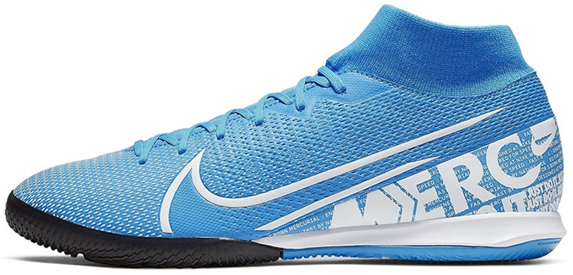 Nike Mercurial Superfly 7 刺客 13 Academy IC 室內場地足球鞋 男女同款 藍白 Buy Nike Mercurial Superfly 7 刺客 13 Academy IC 室內場地足球鞋 男女同款 藍白