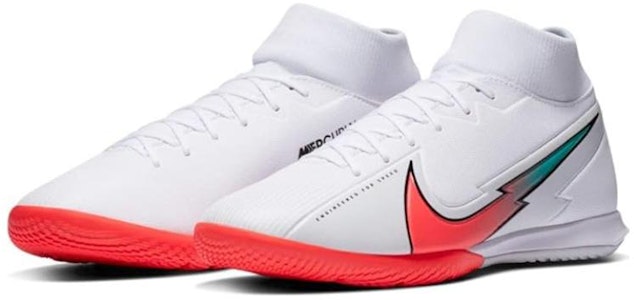 Nike Mercurial Superfly 7 Academy IC ''Putih Crimson Jade'' AT7975-163 Lookbook Nike Mercurial Superfly 7 Academy IC ''Putih Crimson Jade'' AT7975-163