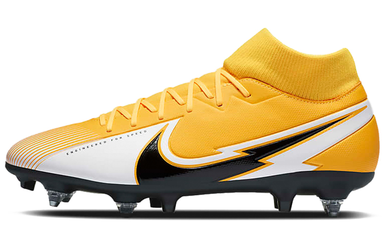 Nike Mercurial Superfly 7 Academy SG-PRO Anti-Clog Traction 'Black Yellow' BQ9141-801