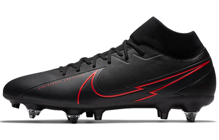 Nike Mercurial Superfly 7 Academy SG-PRO Anti-Clog Traction 'Black Red' BQ9141-060