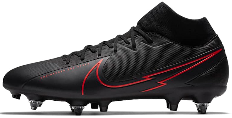 Nike Mercurial Superfly 7 刺客 13 學院 SG-PRO Anti-Clog Traction 黑紅 Buy Nike Mercurial Superfly 7 刺客 13 學院 SG-PRO Anti-Clog Traction 黑紅