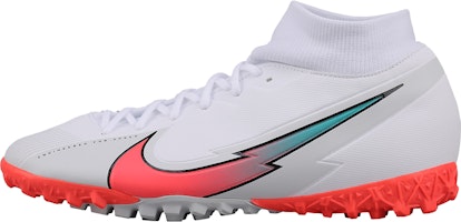 Nike Mercurial Superfly 7 Academy TF 'White Crimson Jade' AT7978-163 Nike Mercurial Superfly 7 Academy TF 'White Crimson Jade' AT7978-163