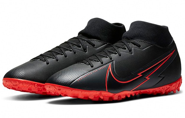 ナイキ マーキュリアル スーパーフライ 7 アカデミー TF 黒赤 AT7978-060 Lookbook ナイキ マーキュリアル スーパーフライ 7 アカデミー TF 黒赤 AT7978-060