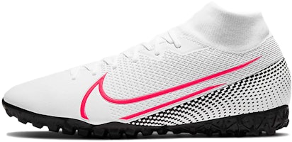 Nike Mercurial Superfly 7 Academy TF Turf 'White Pink' AT7978-160 Nike Mercurial Superfly 7 Academy TF Turf 'White Pink' AT7978-160