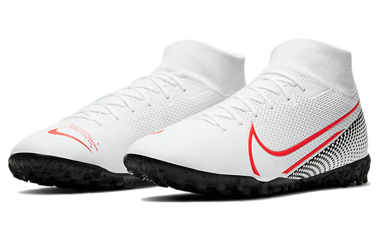 Nike Mercurial Superfly 7 Academy TF Turf 'White Pink' 圖 3