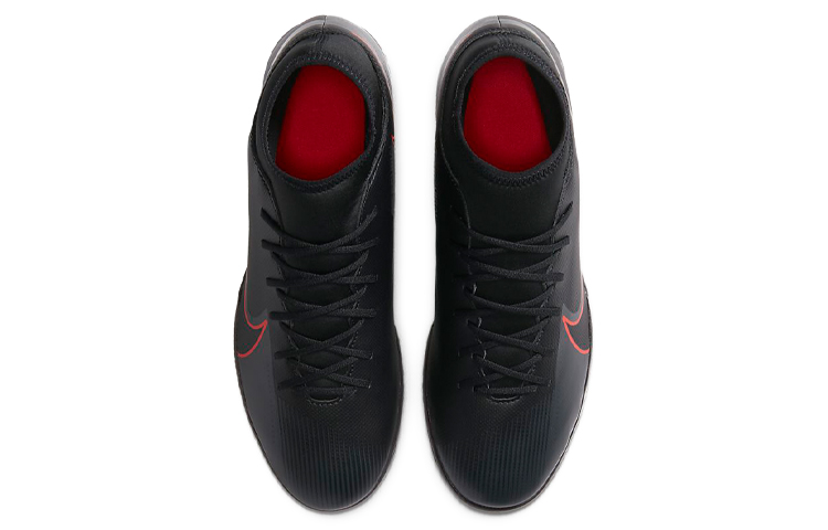 Shop Nike Mercurial Superfly 7 Club IC Indoor Court 'Negro Rojo' AT7979-060