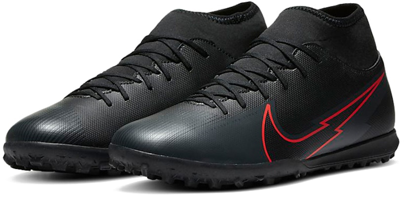 Nike Mercurial Superfly 7 Club TF Turf 'Hitam Merah' Sepatu Lapangan Rumput AT7980-060 Lookbook Nike Mercurial Superfly 7 Club TF Turf 'Hitam Merah' Sepatu Lapangan Rumput AT7980-060